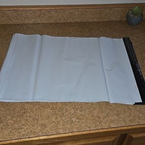 Poly Mailers 14.5 X 19" 10 Count Self-Seal Shipping Bags White Office Holiday